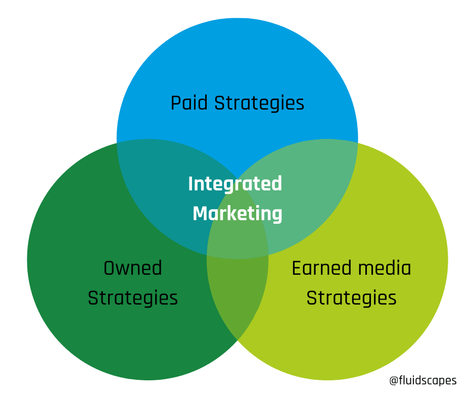 Paid, owned, and earned digital strategies